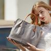 Borsa a tracolla in pelle bovina pieno fiore, Minimalista e versatile, Borsa tote in vera pelle da donna, Ampia borsa a spalla singola da pendolare