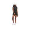 Adidas Originals Striped Short Sleeve Fitted Dress Women Dresses Purple IL9594