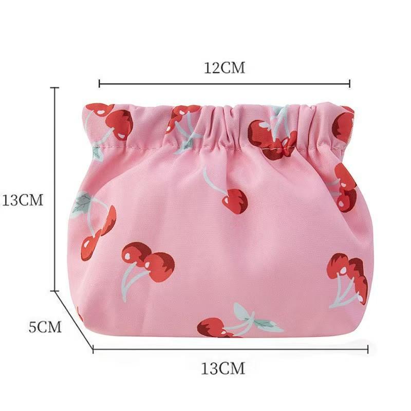 Portamonete a Chiusura Automatica Mini Borsa Portatile per Chiavi Cosmetici e Snack