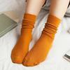 Mode Mädchen Frauen Weiche Strick Socken Lässige Baumwollmischung Mittelrohr Strümpfe