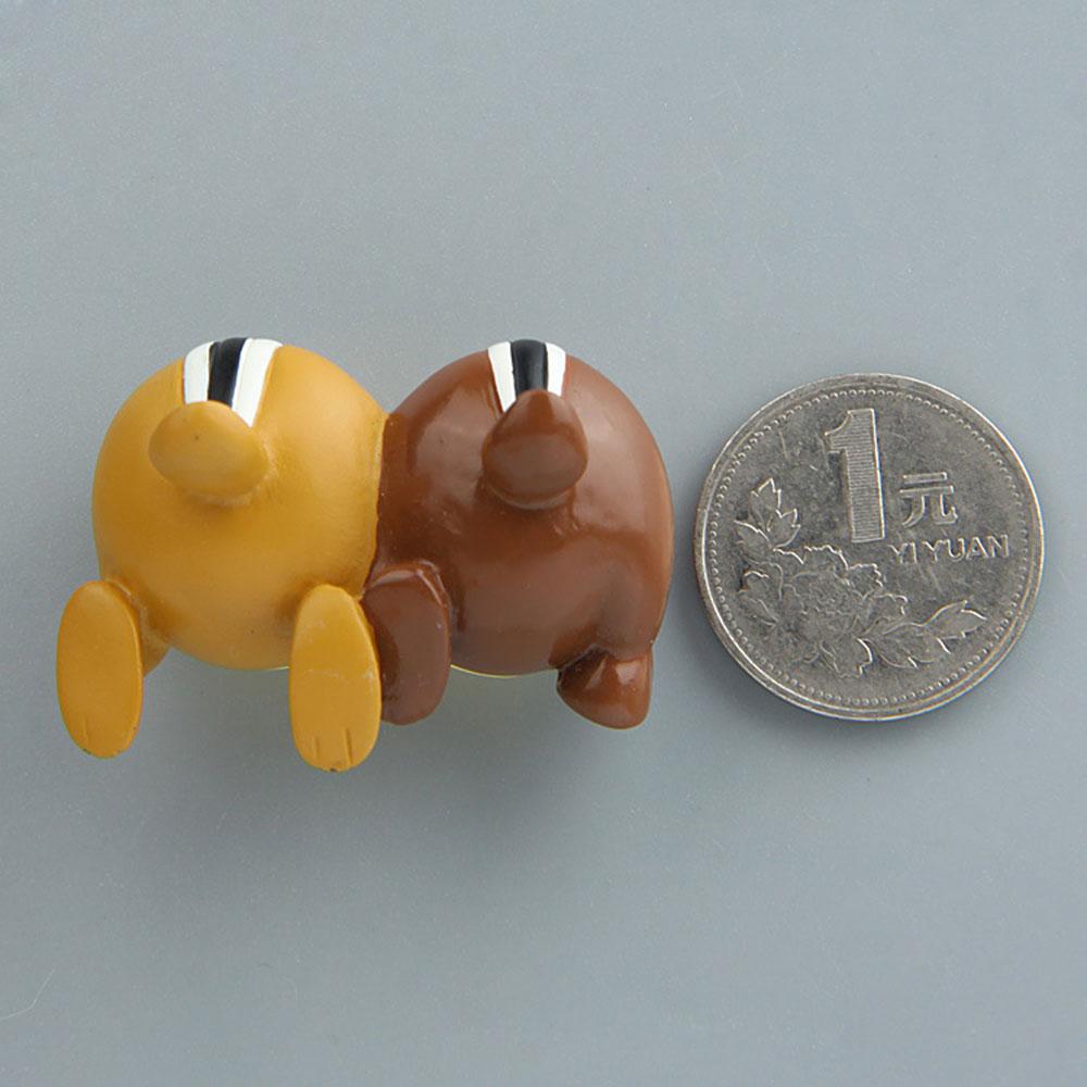 

Креативная трехмерная простая наклейка на холодильник из смолы в виде белки, мыши, утки, попы, полудлинная, дизайн, украшение для кухни, подарок