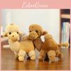 Schattige Cartoon Kameel Pluche Speelgoed Sleutelhanger Zacht Knuffeldier Reisaccessoire