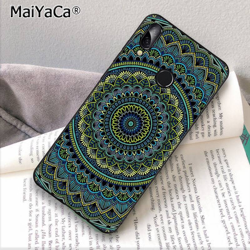 

MaiYaCa Мандала цветок тотем искусство Fundas телефон чехол для Huawei P9 10 lite P20 pro lite P30 pro lite Psmart mate 20 pro lite Huawei P9