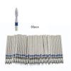 50Pcs Diamond Milling Cutter For Manicure Electric Nail Drill Bits Accessory Pedicure Machine Nail File Gel Remover Tool