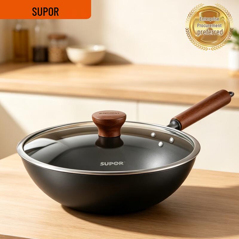 SUPOR Titanium Iron Non-stick Wok