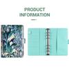 A6 Leaf Macaron Diary: Creative PU Binder for Event Planning and Business