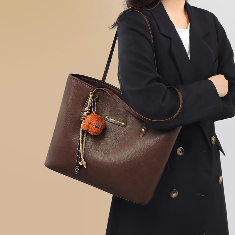 Tote bag women's new autumn and winter Korean slack shoulder bag underarm bag large capacity commuter bag large bag