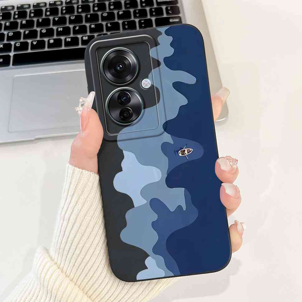For Oppo Reno11 F 5G CPH2603 Case Cute Cartoon Printed Cherries Soft Silicone Cover For Oppo F25 Pro 5G 6.7" Phone Cases Coque