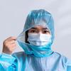 100PCS Non-woven Material Non-woven Head Cover Full Face Coverage Dust-proof Dustproof Head Cover Disposable Oil-proof