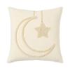 Elegant Lunar Shape Cushion Cover Fabric For Living Space And Parties