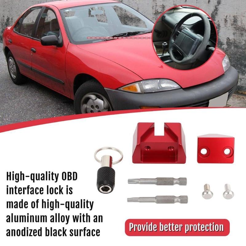 Wysokiej Bezpieczeństwa Blokada Portu Diagnostycznego OBD Urządzenie Antykradzieżowe Wykonane ze Stopu Aluminium dla Bezpieczeństwa Pojazdu