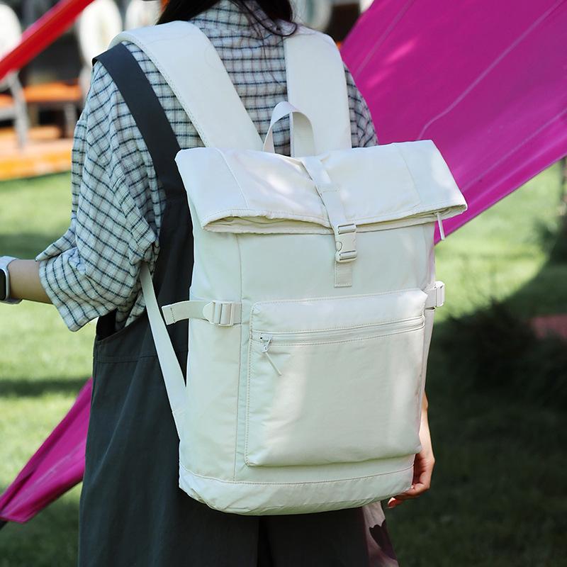Schoolbag new high-quality large-capacity outdoor portable backpack, junior high school student bag, waterproof mountaineering travel bag