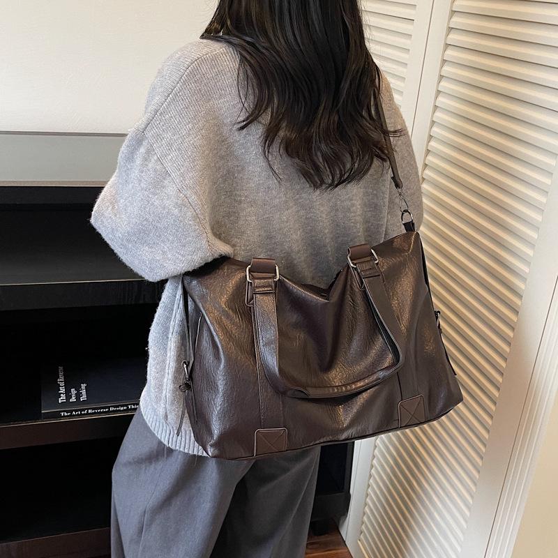 Autumn/Winter Large Capacity Solid Color Versatile Crossbody Travel Bag