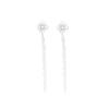 Boucle d'oreille - LUXENTER - Essential - Argent 925 - Oxyde de zirconium - Rhodié brillant