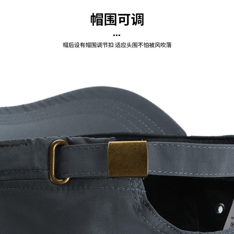 Hat Men's Tide Summer Flat Hat Medium Men's Hat Spring Visor Casual Cap