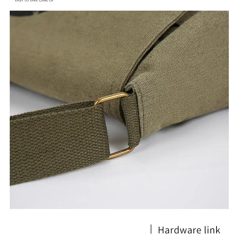 Retro süße Cartoon Damen Canvas Umhängetasche große Kapazität Handtasche Damen Schultertasche