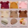 New Autumn and Winter Children's Imitation Cashmere Pullover Hat Cute Hairball Warm Knitted Hat for Boys and Girls