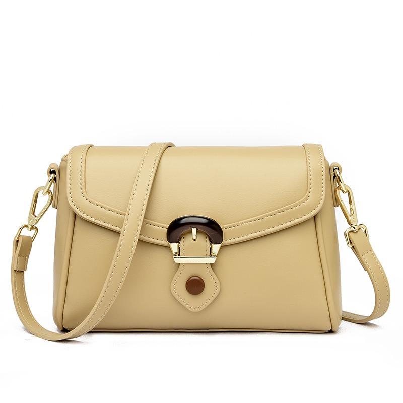 Guangzhou Women's Bag Generation High-quality Niche Lock Bag Leather Temperament Messenger Bag