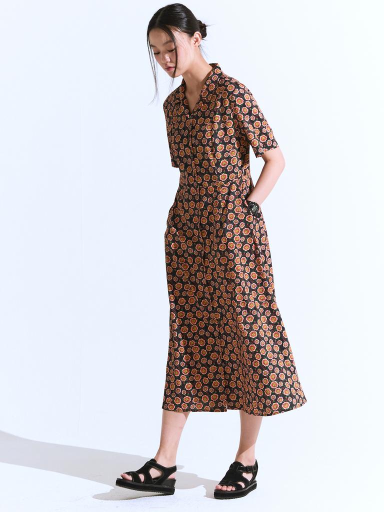 Yugadang Moran Retro Dress_Black