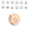5Pcs Dices Food Dice Game Wooden Dice Couple Date Night Ideas Funny Gift For Couples Anniversary Valentine'S Day