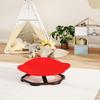 Planet-Shaped-kids Swivel Chair, Sensory Spinning Chair for Balance, Coordination Training, Red
