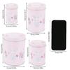 4pcs/set Easter Bunny Iron Storage Box, Candy Gift Packaging Tin Can, Tinplate Storage Bucket, Empty Box