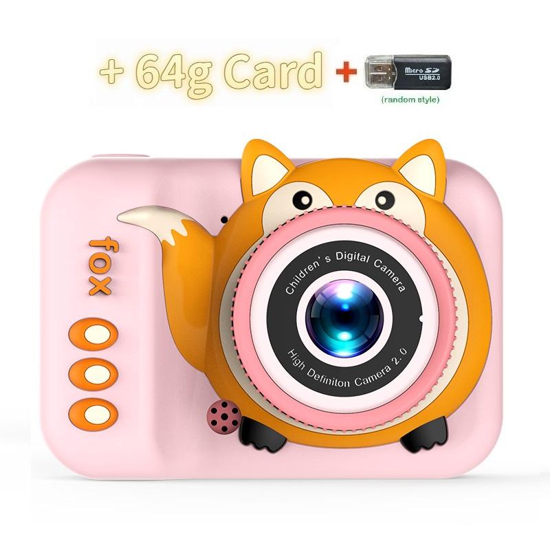 New Instant Children's Print Camera StrapLittle SLR Children's Camera Cartoon HD Dual Camera Digital Camera