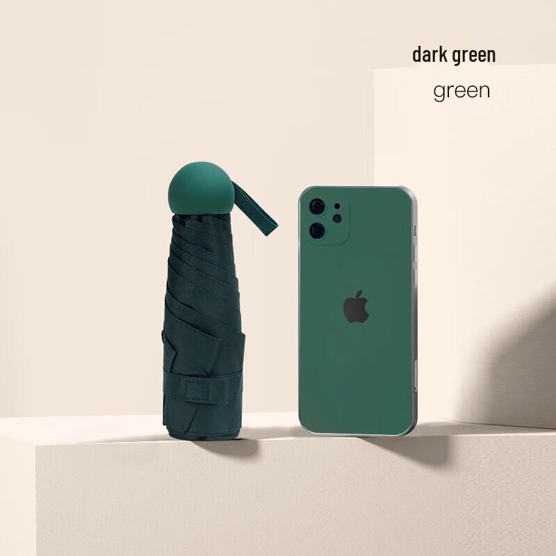 Red Leaf Mini Portable 5-Fold UV Umbrella