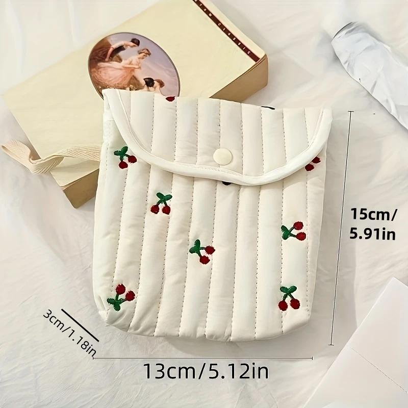 Mini Kawaii Square Sanitary Napkin Bag, Lightweight and Portable, Women's Sanitary Napkin Storage Bag, Small Item Storage Bag