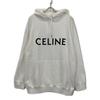 Celine White 2Y668670Q Sweatshirts Hoodie Oversized Shirt Tops S whiteUsed