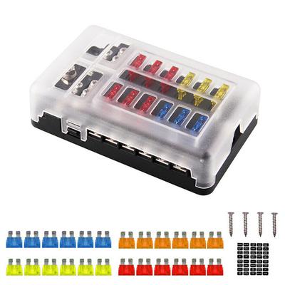Universal 12 Ways Fuse Block Car Fuse Holder