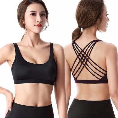 Cross Beauty Back-Sport-BH ohne Stahlring, Yoga-Laufweste, schnell trocknend, stoßfest, große Damen-Sport-BH