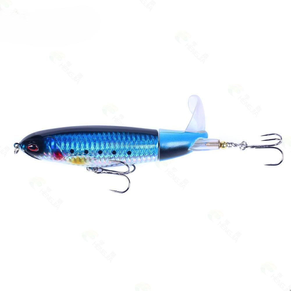 1 Stück 11cm/14cm Köderpropeller Wasseroberflächen-Traktor Schnelle Vibration Bleistift Kunststoff Hartköder Simulation Köder Angelzubehör