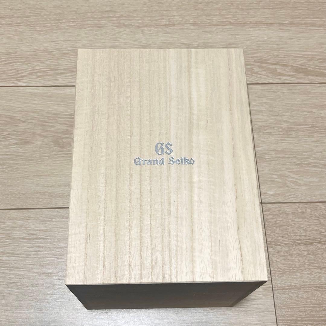 Used Grand Seiko wooden gift box