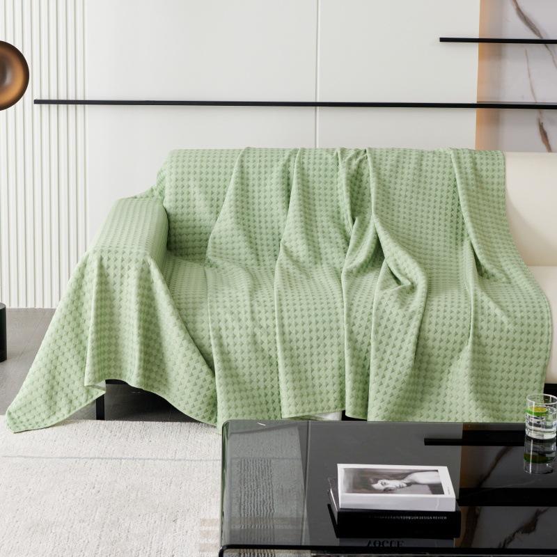 Cool Ice Silk Sofa Cover Towel Full Covered Summer Sofa Cover Summer Sofa Cushion Sofa Slipcover Towel Blanket