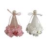 Top Hat Hair Clip with Mesh Lace Imitation Pearl Bow Decor Three-Dimensional Design Birthday Hat Headgear Photo Prop