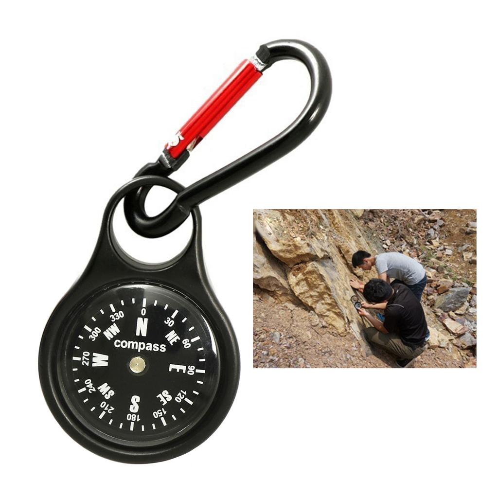 Backpack Keychain Carabiner Compasses Keychain Bulk Carabiner Belt Clips School Toy for Hiking, Camping Kid Key Chains