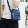 Bolso de hombro para hombre, de negocios, de ocio, de gran capacidad, portátil, con cremallera, multicapa, impermeable, de verano, bolsos cruzados para hombre