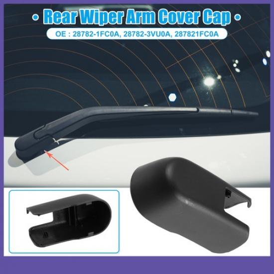 Car Rear Windshield Wiper Arm Cover Cap Black Single  For Nissan Cube