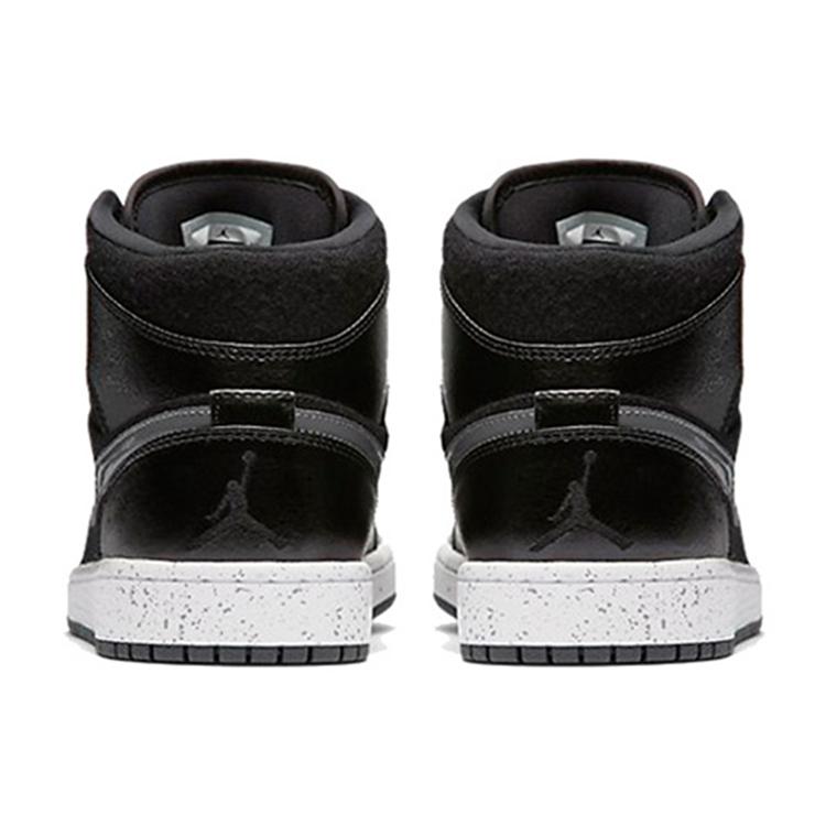 Jordan 1 Mid Premium Winterized Black Grey 852542-001