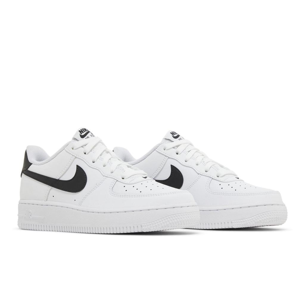 Nike Air Force 1 Grade School 'White Black' (Unisex) White / Black Kids' Skateboarding Shoes FV5948 101