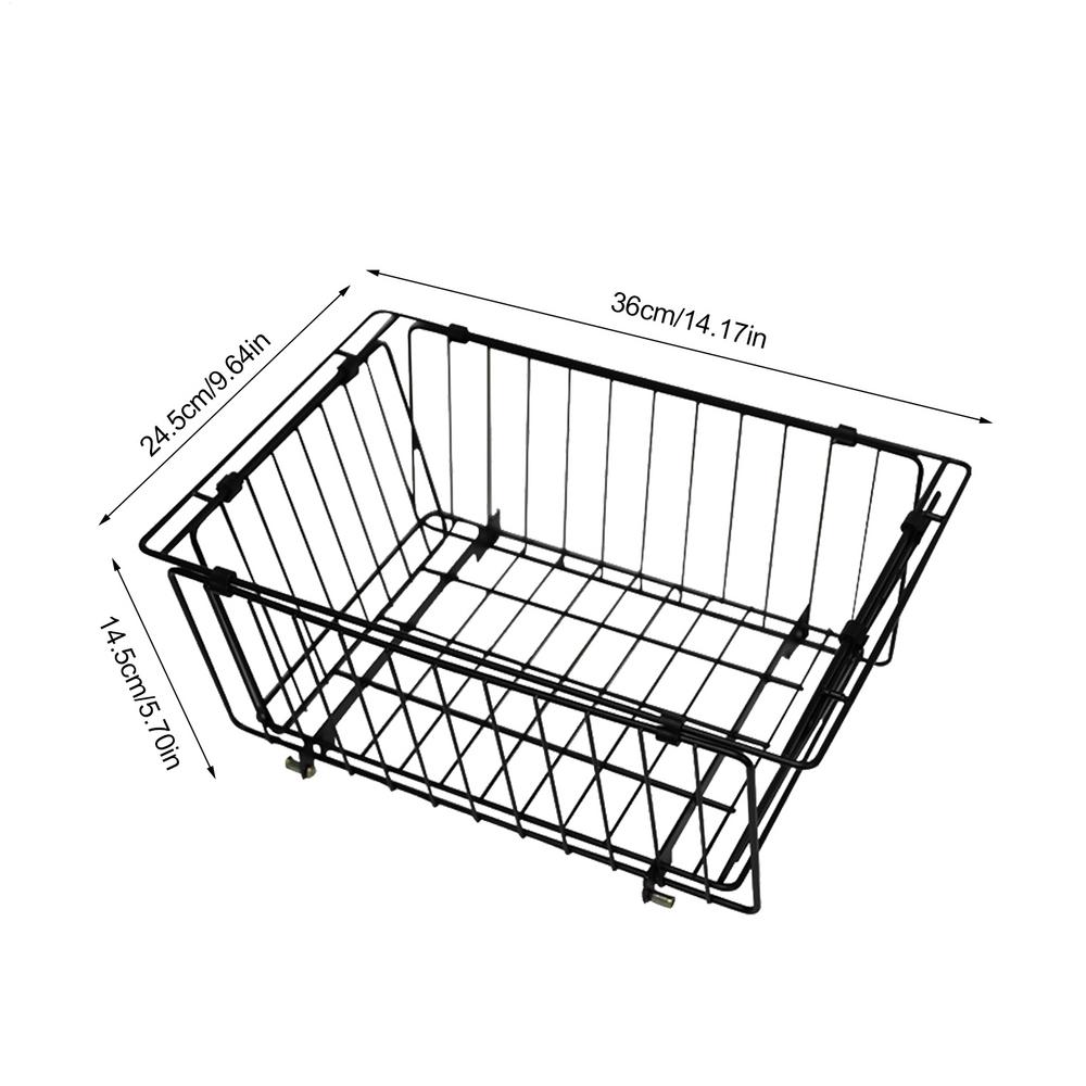 Camping IGT Unit Folding Basket Lightweight Stainless Steel IGT Table Accessories Board Table Panel Portable Storage Basket