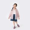 Girls' Sweet Embroidered Sunscreen Ruffle Lapel Jacket