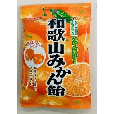 Kawaguchi Seika Wakayama Mikan konfektes 100g Konfektes ar ievārījumu, kas gatavots no Vakajamas prefektūras mandarīniem Konfektes ar ievārījumu, kas gatavots no Vakajamas prefektūras mandarīniem