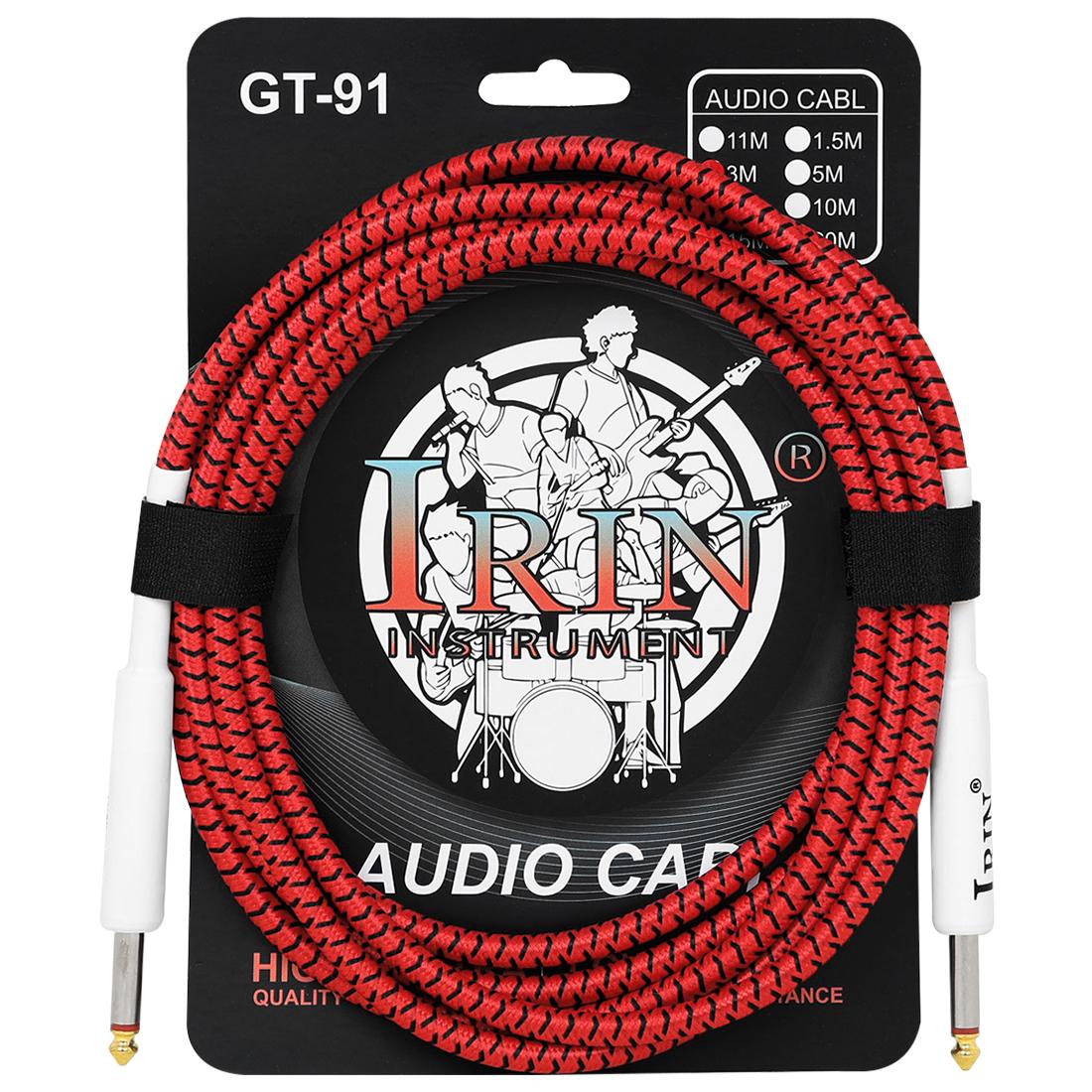 Electric Guitar Audio Cable 3 m Male to Male 6.35mm Audio Cable for Guitar Bass Denoise Dual Straight Head Connection Cable