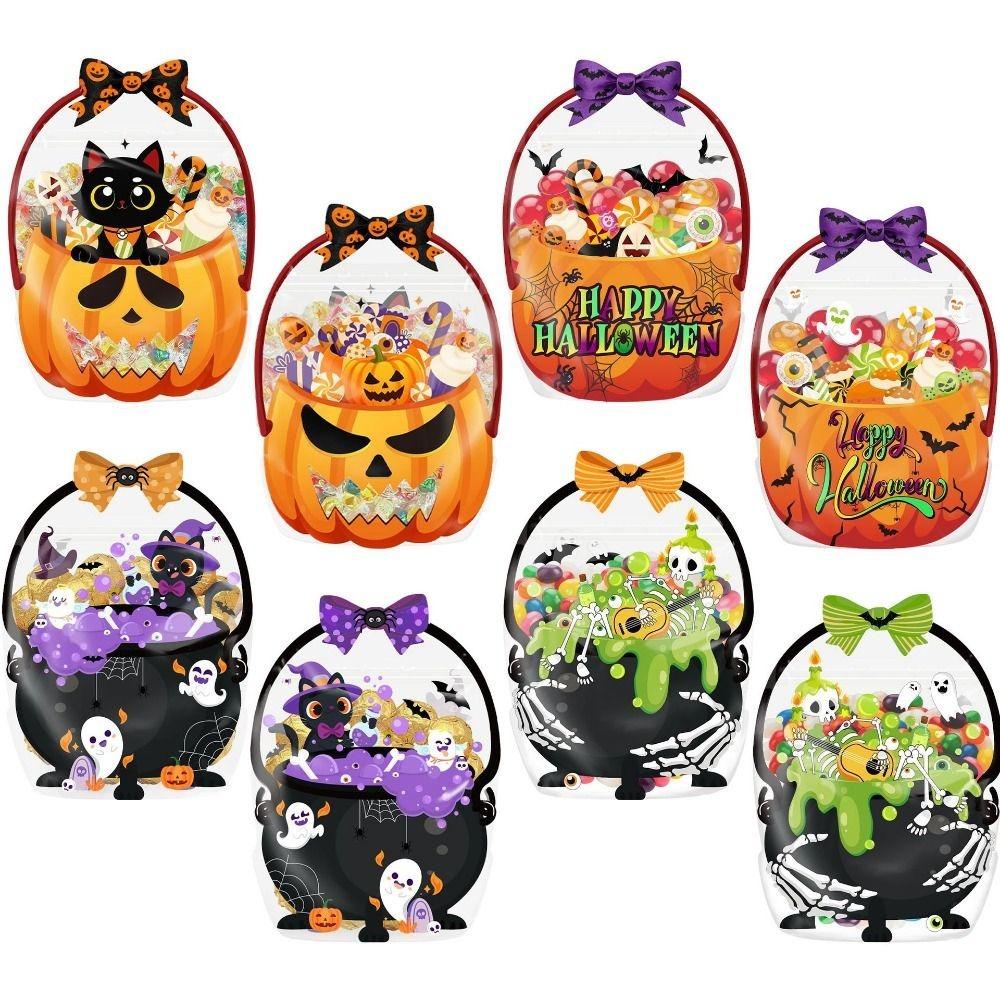 20PCS Multicolor Self Sealing Bags Cartoon Pattern Packaging Bags Storage Pouches Party Supplies