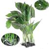 Fish Tank Aquarium Decoration Plastic Aquatic Plants Plant Decoration Green