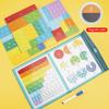 Children Magnetic Fraction Learning Math Toys Wooden Fraction Book Set Kids Arithmetic Learning Educational Toys Teaching Aids