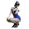 One-word shoulder pure erotic underwear sexy babes avoid the temptation of flight attendant police uniform suit female slim uniform