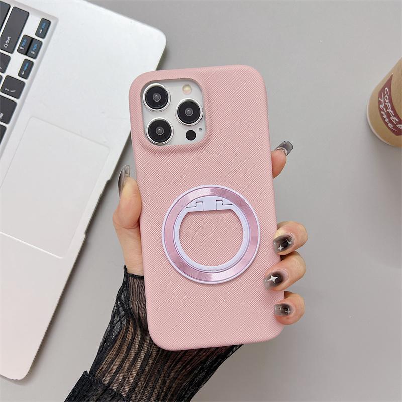 For Magsafe Wireless Charge Magnetic Case for iPhone 15 14 13 12 11 Pro Max Plus Cases Rotating Stand Ring Shockproof Hard Cover